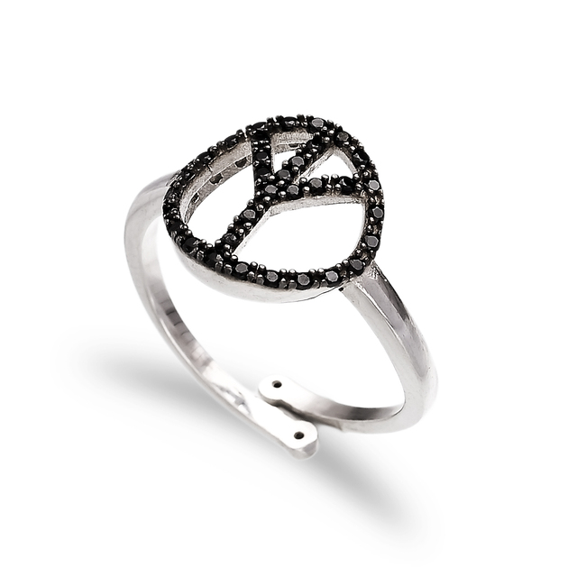 Symbol of Peace Ring Open and Adjustable Ring Jewelry Wholesale Handcrafted 925 Sterling Silver Ring Jewelry