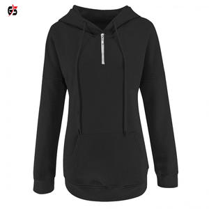 Sweat à capuche de style pull pour femmes 100% coton polaire tissu léger respirant vêtements chauds en plein air - Product Image 4