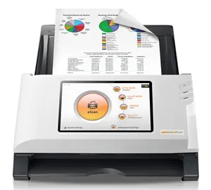 Plustek High Speed Network Document Scanner eScan A350 essentail - PC-Less Wireless to Network Folder/eMail/Cloud/FTP/PC/Mac/USB