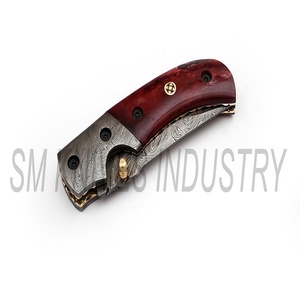 Couteau de poche pliant damas, nouveau couteau de poche personnalisé fait à la main (smk1258), - Product Image 6