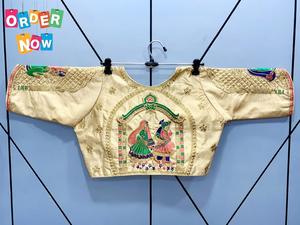 ชุดเสื้อผ้างานปักผ้า Georgette เข้ารูปใส่ได้ทั่วไปพร้อมใส่เสื้อเบลาส์แบบเย็บ - Product Image 6