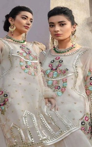 Robes de soirée Anarkali indiennes lourdes pakistanaises de style Bollywood, sur mesure, 2021 2022, pour mariage, fête, Salwar Kameez - Product Image 2