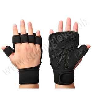 Men -Gloves Half Finger Building <b>Training</b> Sports <b>Weight</b> Lifting Gloves - Product Image 6