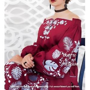 Boho vêtements ukrainien brodé épaules dénudées à manches longues concepteur étage longueur robe nouveauté 100% coton mode - Product Image 2