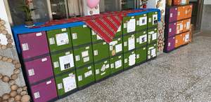 Best Odor Proof ABS Eco Recycle Elementary School Student Plastic Locker Cabinet - Product Image 2