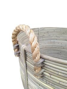 Panier en rotin multi-usage pour meubles de maison pour salon cuisine salle à manger extérieur hôtel blanchisserie supermarché appartement stockage - Product Image 3