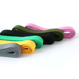 Bandas de resistencia para ejercicio en gimnasio, conjunto de 20 unidades de tela de algodón con logotipo personalizado - Product Image 1