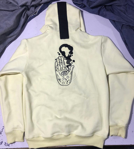Sudadera con capucha personalizada para hombre, con logotipo bordado, algodón prémium, logotipo bordado personalizado, tela de peso pesado - Product Image 3