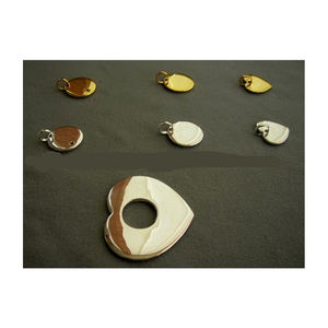 Meilleure qualité 4mm bijoux en argent Logo étiquettes gravure pendentifs et résultats approvisionnement en vrac en gros - Product Image 1