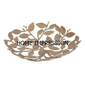 Cuenco de Coral con ramas de Metal de alambre de hoja de plata elegante para accesorios de utensilios de cocina Cuenco de Metal antiguo a un precio asequible - Product Image 3