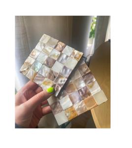 ที่รองแก้วชาไข่มุก,ที่รองแก้วชาไข่มุกสำหรับบ้านโรงแรมร้านอาหารใช้สำหรับรูปทรงหกเหลี่ยมและขาตั้งสำหรับสีธรรมชาติ - Product Image 5