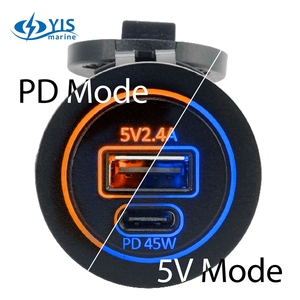 Sortie de chargeur USB Type C PD, 1A1C - Product Image 2