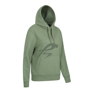 Sudadera con Capucha de Forro Polar Ecológico para Mujer, Marca PIHA SPORTS, Resistente al Viento, con Bolsillo Delantero, Suave, Elástica, Cómoda, Tallas Grandes, para Invierno - Product Image 2