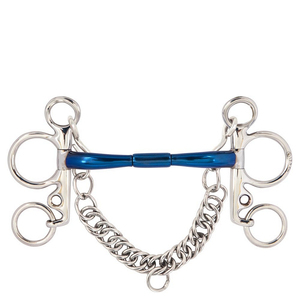 อุปกรณ์ขี่ม้า QHP บังเหียนเหล็กกล้าอ่อน - Product Image 3