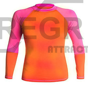 Chemises de sport de Compression, surf à manches longues, Logo personnalisé UV BJJ Rashguard MMA Sublimation hommes éruption Guard DHL Sublimation FEDEX OEM - Product Image 1