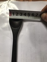 Juego de Cuchara y Tenedor de Ébano Sostenible al por Mayor, Cubiertos Reutilizables de Madera de Coco, Alta Calidad, Hechos a Mano, Origen Vietnam, Marca COCO-ECO