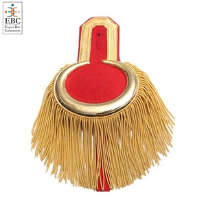 OEM American CW Brigadier General Charreteras Personalizadas Oro Fringe Ceremonial ACW Oficial Charreteras - Product Image 4