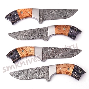 Grandsharp — ensemble de couteaux de Chef de cuisine élégants, faits à la main, damas avec kit en cuir (Smk1917), 04 pièces - Product Image 2