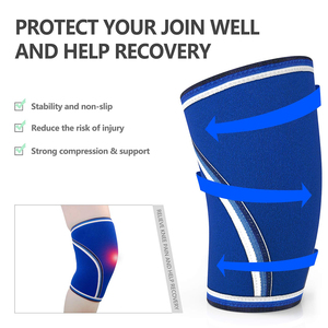 เครื่องนวดหัวเข่าแผ่นร้อนทำจากนีโอพรีนปลอกรัดกันลื่นระบายอากาศได้ดีปลอกรัดเข่า - Product Image 2