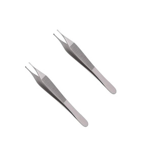 Ensemble de 3 pinces à tissus Adson 1 x 2 dents 4,75 pouces en acier, instruments chirurgicaux manuels / Instruments médicaux Mark - Product Image 5
