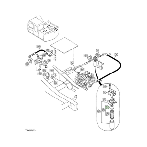 Haute qualité Tradella International joint torique en aluminium TH105683 joint de remplacement Durable tracteur hydraulique machines agricoles - Product Image 3