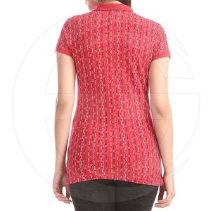 Polos con diseño personalizado avanzado para mujer, camiseta con combinación de colores, venta al por mayor - Product Image 4