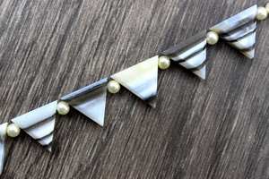 Pierres précieuses en opale naturelle, 12 pièces, perles de Briolette en forme de Trillion pour la fabrication de bijoux, Bracelet, collier, boucle d'oreille - Product Image 6