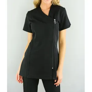 Hot selling custom logo high quality Thai massage beauty industry salon workwear women tunic spa uniform for lady