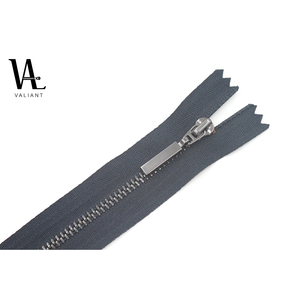 Fermeture éclair en nickel sombre brillant, pour manteau en cuir, veste courte et de Knight, noir et brillant, pour femmes, n ° 3 #5 #8, collection - Product Image 1