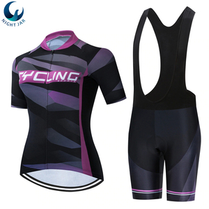 Ropa deportiva con estampado de logotipo para ciclismo, pantalones cortos con pechera, de diseño Popular, hecha a medida - Product Image 2