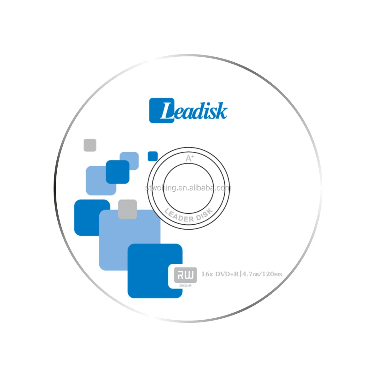 Leadisk blank dvd-r/blank dvdr/wholesale/blank dvd 50 pz mandrino/shrink wrap con rotella chiaro