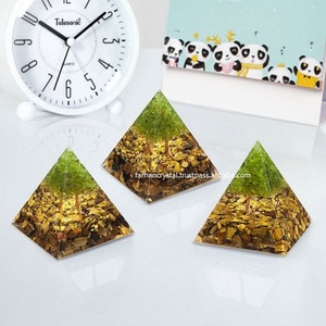 พีระมิดหินไทเกอร์อาย เพอริดอต และออร์แกไนต์ งานฝีมือ งานประดิษฐ์แบบพื้นบ้าน รูปทรงต้นไม้แห่งชีวิต คริสตัลพลังงานบวก หินกึ่งมีค่า ป้องกันคลื่นแม่เหล็กไฟฟ้า - Product Image 2