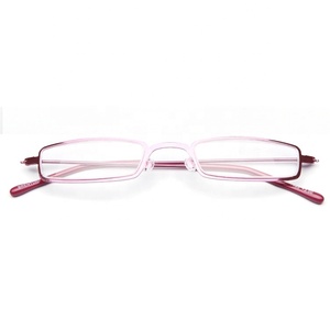 2025 alta calidad moda pequeño Mini Metal Acero inoxidable <span class=keywords><strong>gafas</strong></span> <span class=keywords><strong>de</strong></span> <span class=keywords><strong>lectura</strong></span> con caja <span class=keywords><strong>de</strong></span> Metal - Product Image 6