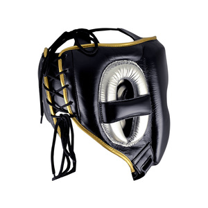 Protège-tête noir de haute qualité, en cuir de vache véritable pur 100%, protection de tête, factice pour le visage, 10 pièces - Product Image 2