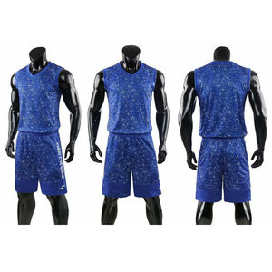 Kit de maillots et de sports pour hommes, pour jouer au basket-ball, d'athlétisme, avec couleurs personnalisées et impression personnalisées - Product Image 1