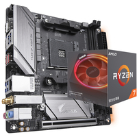 GIGABYTE B450 I AORUS PRO WIFI Carte mère de jeu MINI ITX d'occasion avec processeur AMD Ryzen 5 7 3500X 3600 3600X 3700X 3800X