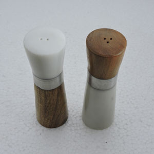 Herramientas de especias de madera y resina, juego de sal y pimienta de nuevo diseño, 2 uds. - Product Image 5