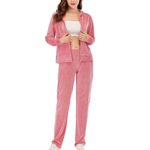 ชุดวอร์มกำมะหยี่สำหรับผู้หญิง,ชุดวอร์มผู้หญิง - Product Image 6