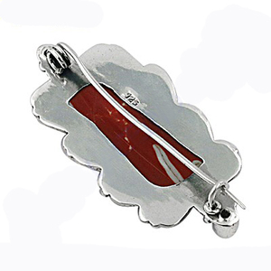Gemstone Brooch Party Wear Brooch Glamours Mookaite & Peridot Gemstone Silver Natural Brooch <b>Pins</b> Sterling Silver <b>Art</b> Palace - Product Image 3