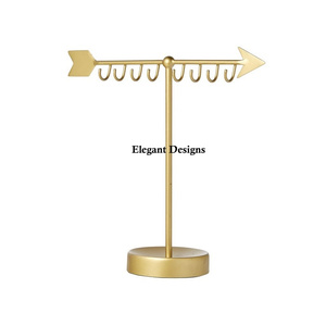 <b>Gold</b> Finished Unique Metal Jewelry Stand Rose Handmade Fancy Stand High Quality Affordable Wholesale Best Jewelry Stand - Product Image 2
