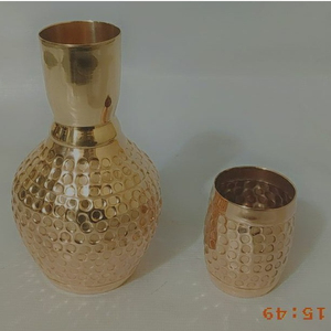 100% pura de agua de cobre Matka con vidrio-800ml - Product Image 2