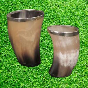 Taza de cuerno negro Natural de búhos, tazón de cuerno Natural o vidrio para beber, diseño personalizado, tamaño y embalaje - Product Image 3