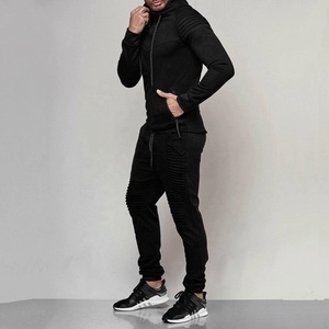 Survêtements d'hiver décontractés à capuche en coton 100% pour hommes avec fermeture éclair par EVERGLOW - Product Image 2