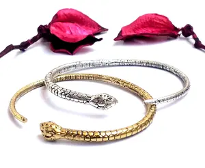 Hot selling cuff Bracelets Snake jewelry Gold Silver Color Snake Style bracelet for unisex