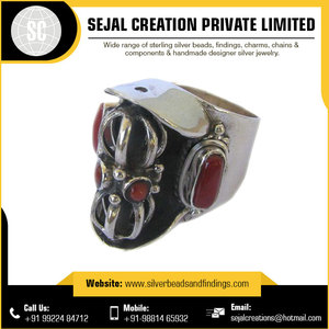 Bague en argent sterling 925 pour femme Sejal Creation, avec perle de 4 mm et connecteurs diamantés – Bijoux élégants très demandés - Product Image 5