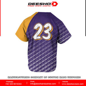 Vente en gros Vêtements de sport unisexes en polyester Maillots et shorts réversibles personnalisés avec col polo Design imprimé pour la crosse - Product Image 3