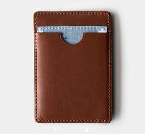 Tarjetero de piel Vintage, marrón - Product Image 4