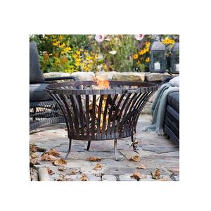 Wrought Iron Black Color <b>Fire</b> <b>Pit</b> With Finest Quality Rectangular Shape Garden Area <b>Fire</b> <b>Pit</b> At Affordable Price - Product Image 3