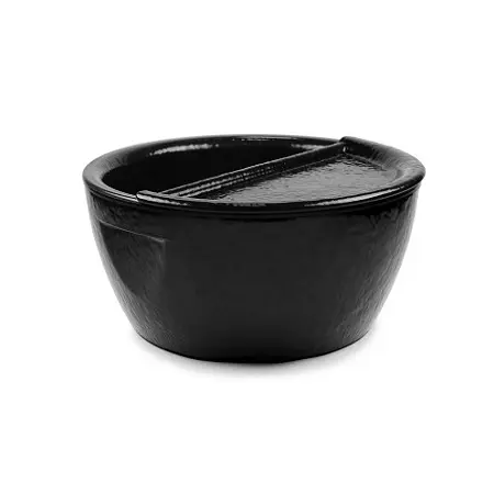 Copper Handmade Manicure Bowl Customized Shape Black Color Spa Salon Pedicure Bowl For Hot Selling