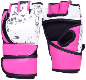 ขายส่งครึ่งนิ้วถุงมือต่อสู้โลโก้ที่กำหนดเองการออกแบบของคุณเอง MMA - Product Image 3